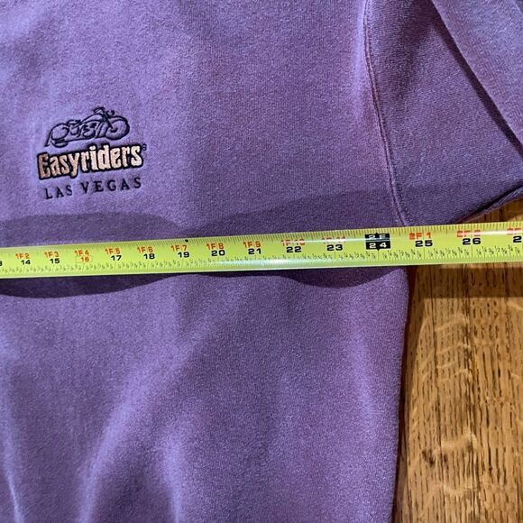 Authentic Pigment Easy Rider Men’s Sweatshirt 2XL Light Burgundy - Picture 8 of 9